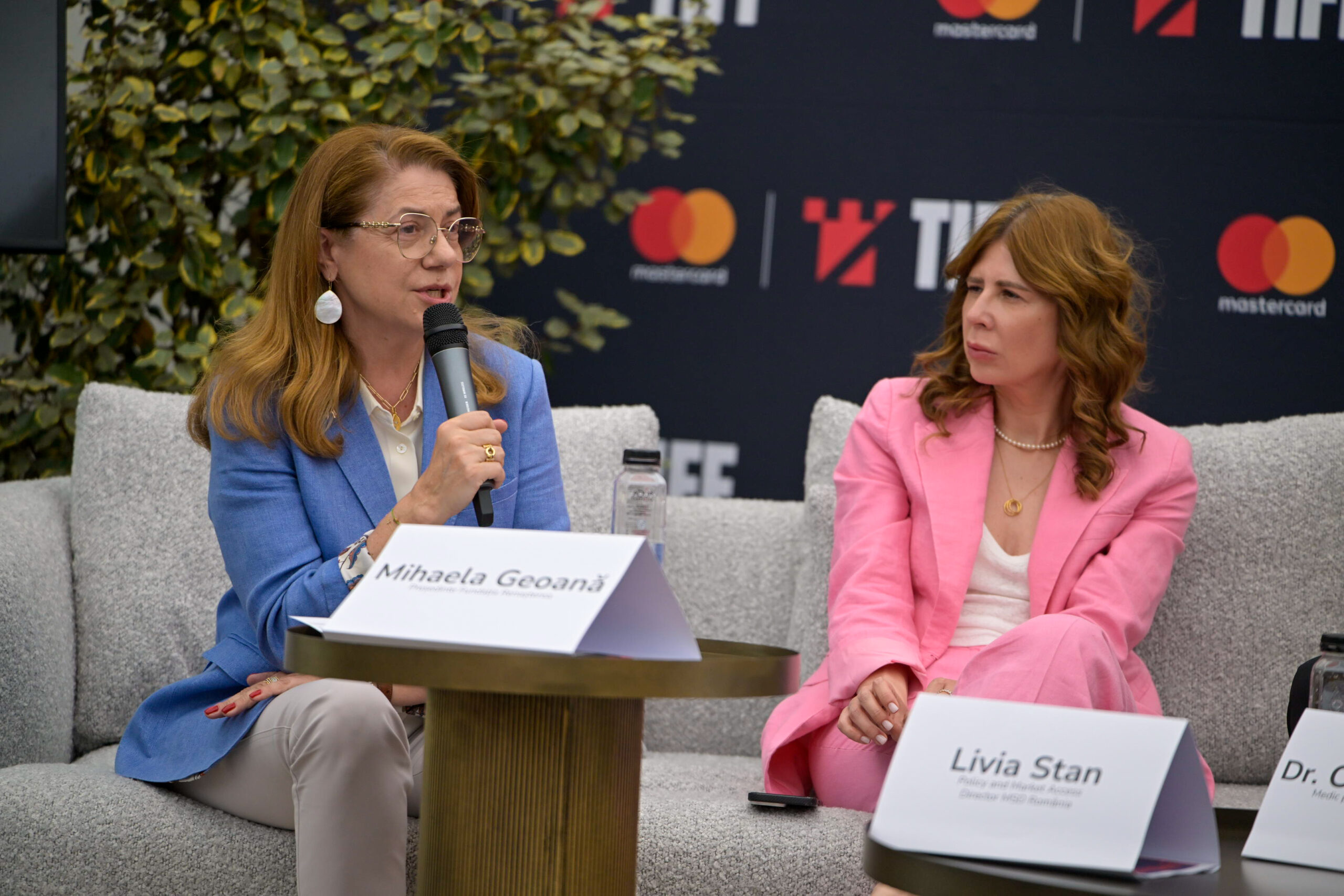 Mihaela Geoană și Livia Stan la TIFF Talk